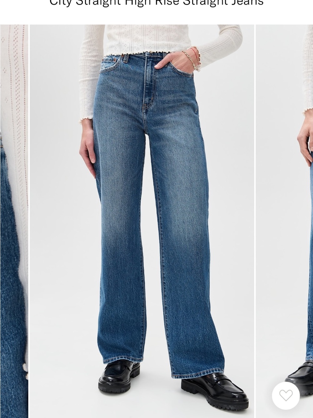 DAZE City Straight High Rise Straight Jeans